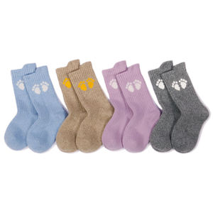 Chaussettes en laine de cachemire pour enfants, chaussettes en laine d'alpaga pour bébés, chaussettes pour tout-petits, chaussettes de randonnée en laine mérinos pour garçons et filles, chaussettes d'hiver pour hommes - Product Image 1