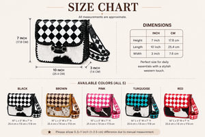Sac à bandoulière en cuir de vachette fait main OEM ODM pour femmes, motif à carreaux, parfait pour les femmes - Product Image 6