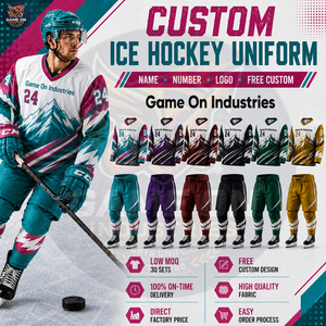 Good Quality Wholesale Rate Custom Sublimated Team Wear High Quality Full Set Sublimated OEM ODM Service Ice Hockey Uniform - Product Image 5