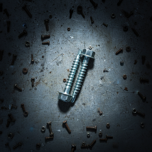 Tornillo Autorroscante con Cabeza Hexagonal / Tornillo Autorroscante Galvanizado de Acero al Carbono con Rosca Gruesa en Pulgadas Clase 4.8 y 6.8 - Product Image 1