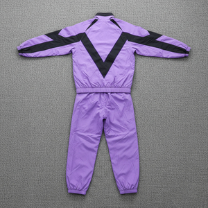 Ensemble tendance coupe droite personnalisé pour homme, coupe-vent imprimé écologique respirant avec cordon de serrage, idéal pour l'hiver - Product Image 3