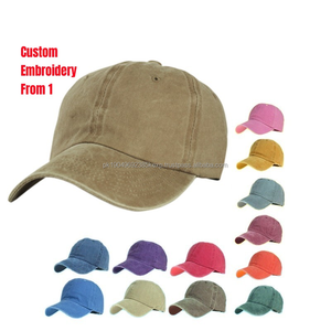 หมวกแก๊ปเบสบอล5แผงผ้ายีนส์สีซีดจางหมวกกันแดด gorras หมวกยีนส์สีฟ้าสไตล์ทรูเกอร์สวมใส่หมวกพ่อล้าง - Product Image 2