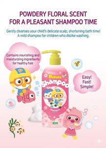 Champú Infantil Coreano Personalizado al por Mayor con Personaje de Pororo, 400g, Vitamina E Hidratante, Botella con Bomba, Hecho en Corea, para el Cabello de los Niños - Product Image 5