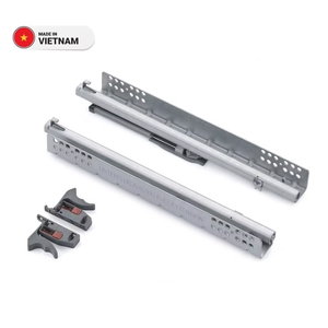 Correderas Inferiores Ajustables de Cierre Suave, Correderas de Cajón de Metal de Extensión Completa de Alta Resistencia - Product Image 1