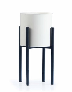 Ensembles de supports de plantes au sol en métal doré modernes avec un design minimaliste en treillis, durables pour la décoration du salon, du balcon et de la chambre - Product Image 4