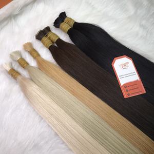 ผมต่อแบบตรงจากเวียดนามผมต่อแบบธรรมชาติทำจากผมตรง100กรัมเครื่องจักรทำจากเส้นด้ายสองชั้น - Product Image 3