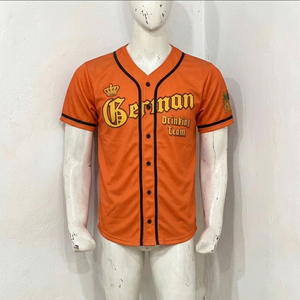 เสื้อเบสบอลแบบกำหนดเอง พิมพ์ลายแบบซับลิเมชั่น แห้งเร็ว ระบายอากาศได้ดี โพลีเอสเตอร์ ชุดทีม ขายส่ง ผู้จำหน่ายชุดกีฬา - Product Image 2