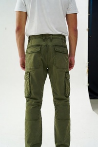 Pantalon cargo pour homme de qualité supérieure avec plusieurs poches, tissu en coton durable, coupe décontractée, pantalon d'aventure en plein air - Product Image 3