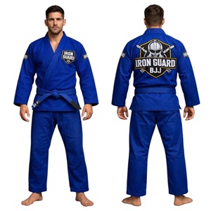 Uniforme de Jiu Jitsu personalizado para hombre, Gi BJJ, chaqueta de tejido Pearl Weave, pantalones Ripstop, fabricante de marca privada, equipo de artes marciales, 100% algodón - Product Image 5
