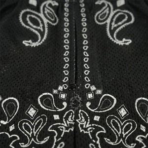 กางเกงขาสั้นผู้ชายเอวยางยืด ผ้าถักตาข่าย โลโก้สั่งทำ แห้งเร็ว ระบายอากาศได้ดี คุณภาพสูง สำหรับเล่นบาสเก็ตบอล ออกกำลังกาย 100% โพลีเอสเตอร์ - Product Image 4