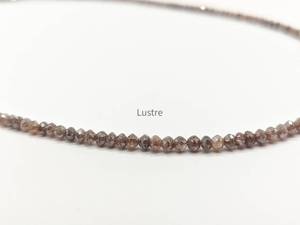 Natural Fancy <b>Red</b> Diamond <b>Beads</b> AAA Faceted Rondelle 2-3mm 15 Inch Strand Wholesale Supplier for jewelry making - Product Image 4