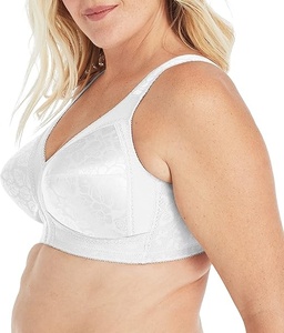 Sujetador deportivo sin aros para mujer, copa completa, talla grande, con tirantes ajustables de punto, sin costuras, espalda en U, transpirable para todas las estaciones - Product Image 3