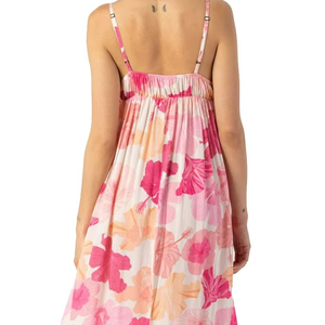 Robe longue de plage de style hawaïen pour femmes, de haute qualité, personnalisée, en gros, pour les vacances, les fêtes, imprimé floral, robes pour femmes - Product Image 3