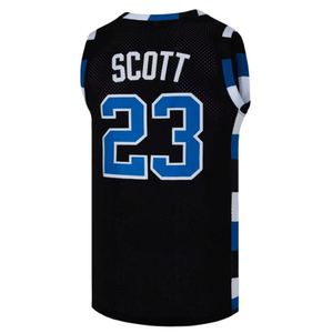 Maillot de basket-ball noir Scott 23 pour hommes, débardeur en maille sans manches, vêtements de sport respirants, taille adulte, taille régulière - Product Image 1