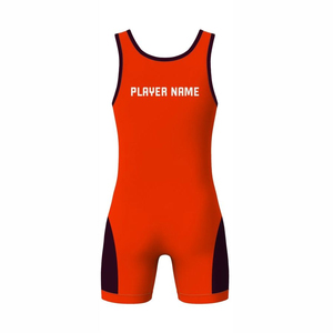 Singlet de Lucha Libre para Hombre, Poliéster, Corto, Elástico, Ligero, de Secado Rápido, Transpirable, con Estampado por Sublimación, Precio Bajo, Alta Calidad - Product Image 2