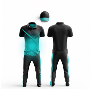 Uniforme de Equipo de Cricket Personalizado de Alta Calidad Profesional |   Uniforme Completo de Cricket para Hombres, Mujeres y Jóvenes, Camiseta Polo y Pantalones - Product Image 5