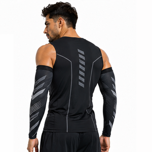 Manchons de compression respirants pour hommes, personnalisables, pour le sport, le fitness, le cyclisme, la course à pied, l'entraînement, le soutien et la protection athlétique - Product Image 2