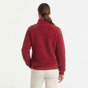 Winter Soft Comfortable Fleece Sherpa Jackets Women's High Quality Closure Polar Sherpa Fleece Jackets <b>For</b> Women - Product Image 6