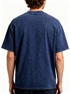 T-shirt Homme Nouvelle Collection Coupe Oversize Respirant Effet Délavé Acide 100% Coton Vierge Haute Qualité Matière Premium Vente en Gros - Product Image 2