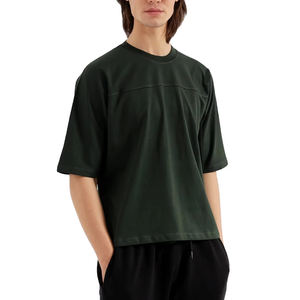 Camisetas Básicas Lisas para Hombre, Ligeras, de Algodón, Corte Regular, Color Sólido, Estilo Moderno, Camisetas Premium para Hombre - Product Image 1