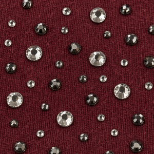 Premium Custom <b>Burgundy</b> Acid Wash Rhinestone <b>Hoodie</b> <b>Men</b> Regular Fit Pullover Cotton Fleece Streetwear Pocket Anti-Wrinkle Winter - Product Image 6