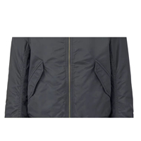 Veste pour homme personnalisée OEM, broderie, nylon, veste bomber personnalisée pour homme avec service de vente en gros OEM