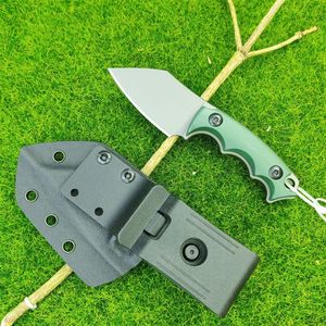 Cuchillo de Hoja Fija con Punta de Gota, Hoja de Acero Inoxidable, Mango de Aluminio, 10 Pulgadas, para Deportes al Aire Libre, Grado Industrial - Product Image 3