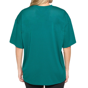 T-shirt pour femme à manches longues en micro-mesh, design personnalisable, coupe décontractée, coupe ajustée, appliques, respirant, écologique, été - Product Image 2