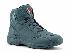 DUMELA INTERNATIONAL P Chaussure de randonnée imperméable en cuir pour homme, couleur Teal, montante, à lacets, pour l'extérieur, toutes saisons, en textile, chaussure de sport - Product Image 1