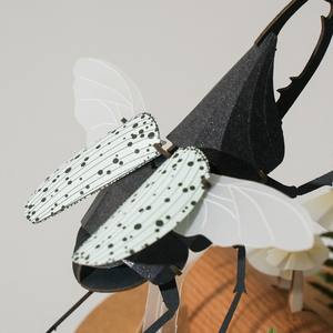 [4R] Fantastic Vintage Steam Train DIY Miniature Handmade Die-Cut Paper Model Kit <b>3D</b> Art Collectible <b>Puzzle</b> - Product Image 6