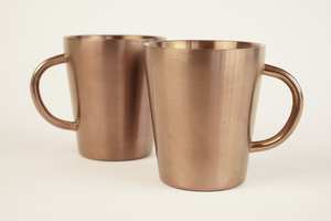 Taza de Cobre Ecológica Personalizada, Taza de Latón Martillado Vintage para Moscow Mule, Cerveza, Café, Artesanía MS - Product Image 2