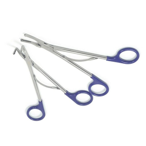 เครื่องมือเย็บแผลแบบเปิด Hemolok Clips  พร้อมคลิปพลาสติกโพลีเมอร์สำหรับรัดสายยาง  แบบตรงและแบบโค้ง  พร้อมเครื่องมือสำหรับใส่คลิป Ce - Product Image 5