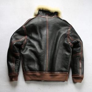 <b>Men</b> Everyday Premium Leather <b>Jacket</b> Soft Durable Comfortable Classic Full Zip Casual Fashion Outerwear - Product Image 2