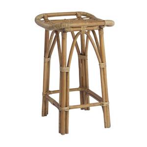 Handmade Rattan <b>Stool</b> For Indoor Outdoor Use Natural Wicker <b>Seat</b> With Durable Wooden Base Furniture - Product Image 1