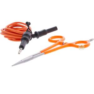 Pinces hémostatiques droites en acier inoxydable léger de 6,25 mm avec poignées orange pour la fabrication de bracelets DIY - Product Image 3