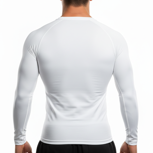 เสื้อรัดกล้ามเนื้อคุณภาพสูงแบบสั่งทำพิเศษสำหรับเล่นกีฬา แขนยาว เหมาะสำหรับเด็กชายและเด็กหญิง เสื้อยืด MMA - Product Image 4