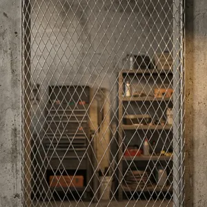 Malla de Alambre Galvanizado Expandido con Patrón de Diamante, Lámina Metálica Decorativa para Diseño de Interiores y Cercas de Seguridad - Product Image 5