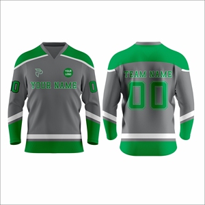Custom Sublimation Ice Hockey Jersey Wholesale Professional Team Hockey Jersey OEM ODM Manufacturer - Product Image 1