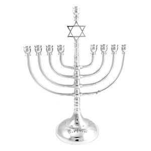 Candelabros de metal elegantes de último diseño, candelabros de siete ramas, candelabro de metal, templo Menorah - Product Image 3