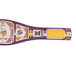 Cinturón de Campeonato de los Minnesota Vikings, Cinturón de Fútbol Americano Personalizable, Cinturón Deportivo Coleccionable de Alta Calidad para Fanáticos - Product Image 4
