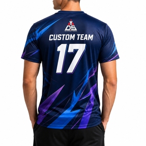 Maillot de sport personnalisé pour homme, sublimation, maillot d'équipe athlétique, séchage rapide, coupe athlétique, commandes en gros, uniforme d'équipe, vêtements de sport pour homme - Product Image 2