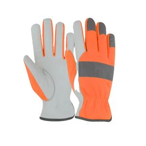 Gants de travail canadiens XL de haute qualité en cuir et caoutchouc antidérapants respirants pour le soudage sportif et à usage général - Product Image 4