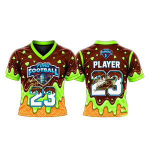 Custom New Design Flag <b>Football</b> Uniforms Wholesale Best Cheap <b>Prices</b> American 7 on 7 Flag <b>Football</b> Kits - Product Image 5