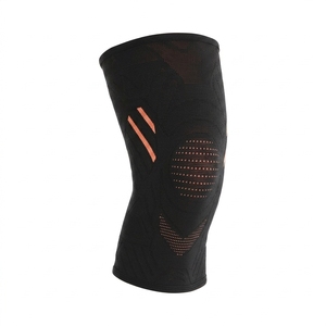 Genouillères de compression personnalisables avec logo pour yoga et danse, pour hommes et femmes, accessoires de gym, vente en gros, en nylon respirant, professionnelles - Product Image 4