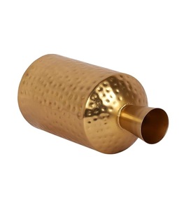 Vase de table en métal de qualité supérieure pour l'affichage de fleurs décoratives, accessoire de décoration intérieure contemporaine - Product Image 2