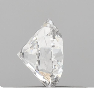 Diamant rond brillant naturel certifié 0,5 carat E SI2 pour la fabrication de bijoux fins, marque Aniva, modèle ND046 - Product Image 4