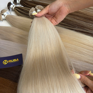 Extensiones de Cabello Humano con Punta Plana de Queratina, Vietnamitas, Super Double Drawn, para Uso en Salón - Product Image 6
