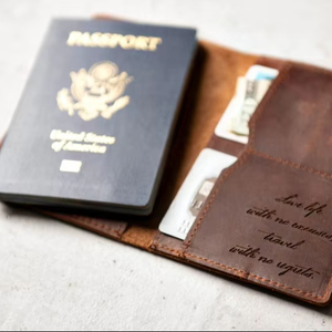 Premium Full Grain Leather <b>Passport</b> Holder Luxury Travel <b>Wallet</b> Genuine Leather <b>Passport</b> Case Wholesale Manufacturer LPH-0305 - Product Image 1