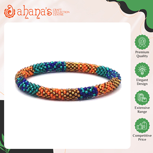 New Stock Arrival Top Quality Daily Wear Women's Trendy Handmade Multi Colors <b>Glass</b> Beads Bracelets at Low Price - Product Image 2