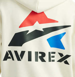 Premium Custom Avirex Oversized Hooded Cotton French Terry Casual Pullover Unisex Spring Regular Fit Pocket Design OEM/ODM - Product Image 3